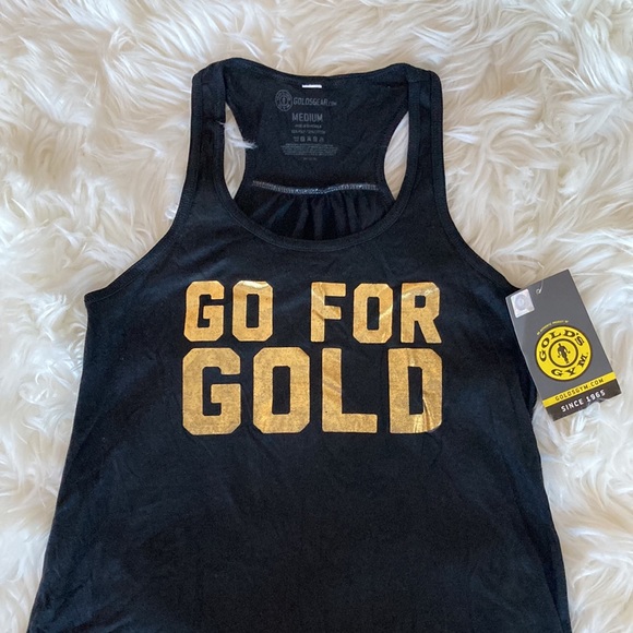GOLD’S GYM Black Racerback Swing Tank M - Picture 4 of 10